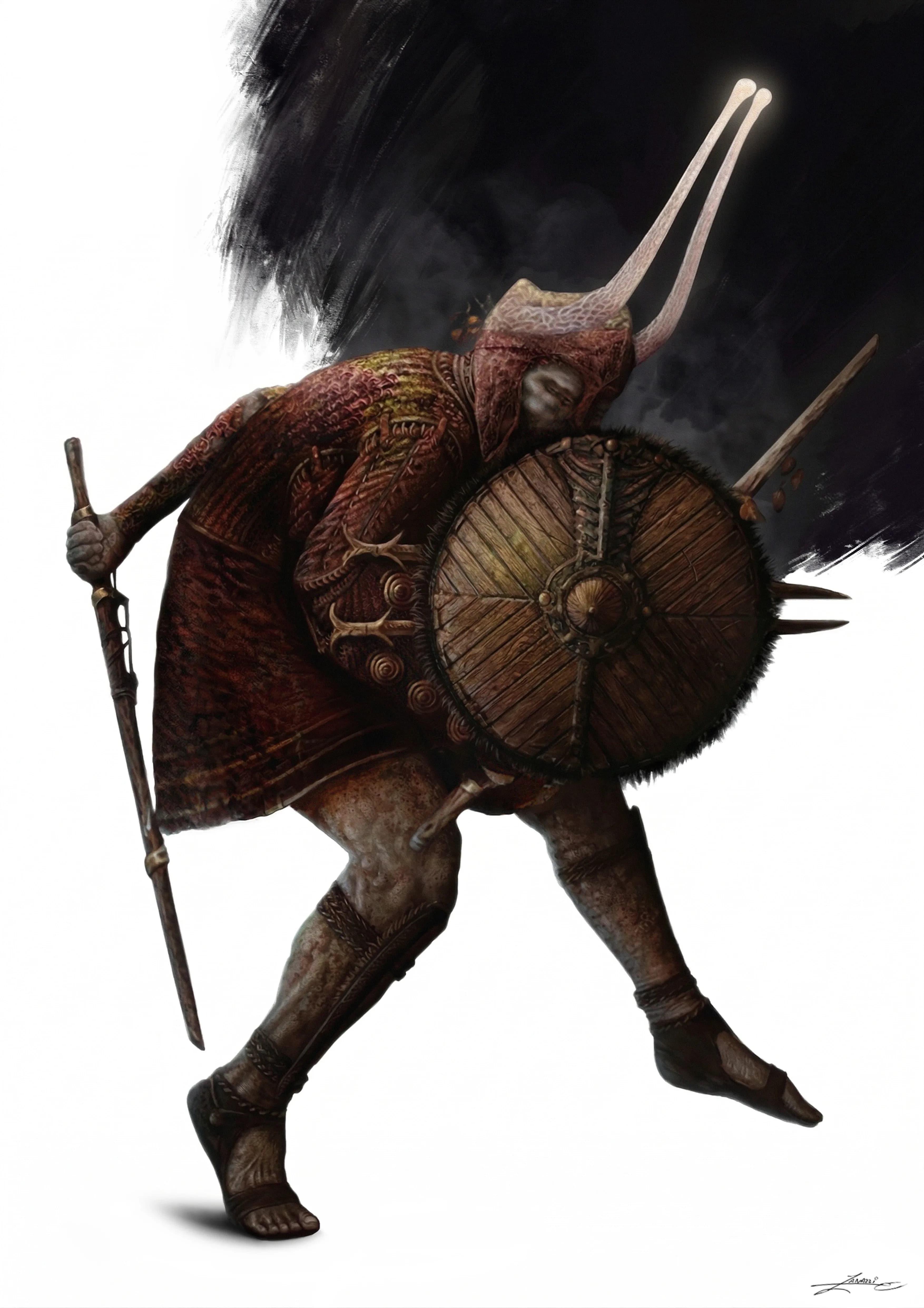 Il guardiano del pozzo digital painting